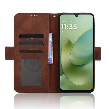 Motorola Moto G06/G06 Power Kortholder Pung Etui - Brun