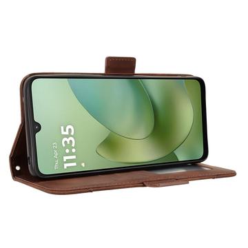Motorola Moto G06/G06 Power Kortholder Pung Etui - Brun