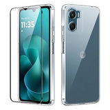 Motorola Moto G06 Saii 2-i-1 TPU Cover & Skærmbeskyttelse Hærdet Glas