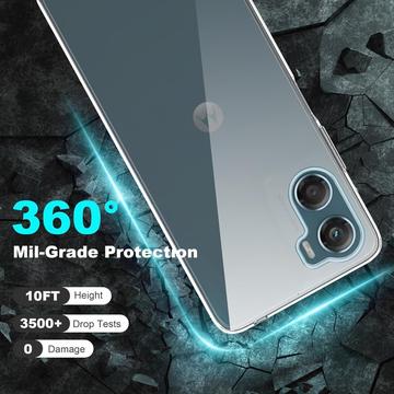 Motorola Moto G06 Saii 2-i-1 TPU Cover & Skærmbeskyttelse Hærdet Glas