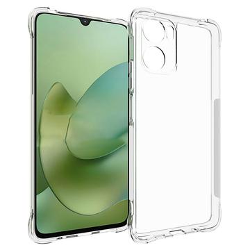Motorola Moto G06/G06 Power Stødsikkert Silikone Cover - Gennemsigtig