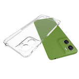 Motorola Moto G06/G06 Power Stødsikkert Silikone Cover - Gennemsigtig