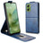 Motorola Moto G06/G06 Power lodret flip-etui med stativ - mørkeblå