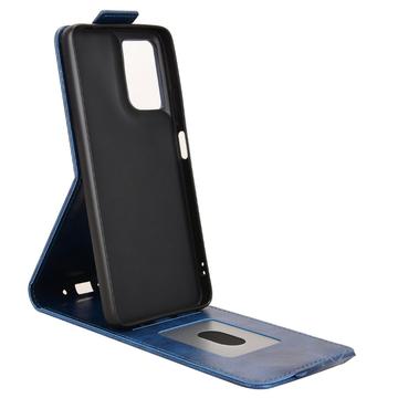 Motorola Moto G06/G06 Power lodret flip-etui med stativ - mørkeblå