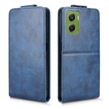 Motorola Moto G06/G06 Power lodret flip-etui med stativ - mørkeblå