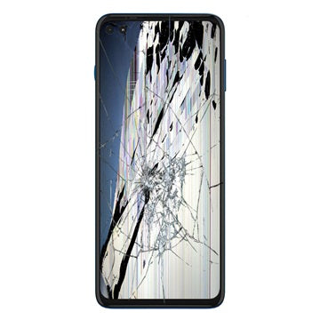 Motorola Moto G100 LCD Display & Touchskærm Reparation - Sort
