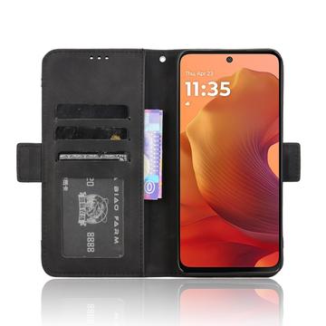 Motorola Moto G15/G15 Power Pung Cover med Kortholder - Sort
