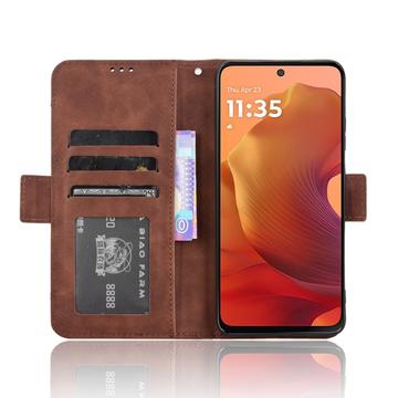 Motorola Moto G15/G15 Power Pung Cover med Kortholder - Brun