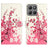 Motorola Moto G15/G15 Power Style Series Pung Taske - Pink Blomster