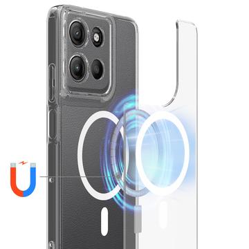 Motorola Moto G15/G15 Power/G17/G17 Power Hybrid Cover - MagSafe Kompatibel - Gennemsigtig