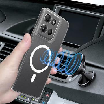 Motorola Moto G15/G15 Power/G17/G17 Power Hybrid Cover - MagSafe Kompatibel - Gennemsigtig