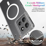 Motorola Moto G15/G15 Power/G17/G17 Power Hybrid Cover - MagSafe Kompatibel - Gennemsigtig