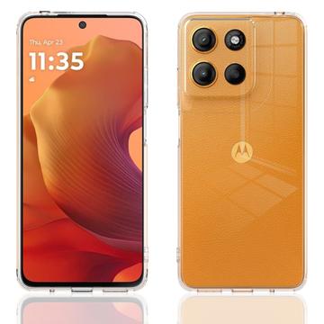 Motorola Moto G17 Power/G17/G15 Ridsefast Hybrid Cover - Gennemsigtig