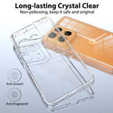 Motorola Moto G17 Power/G17/G15 Ridsefast Hybrid Cover - Gennemsigtig