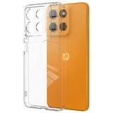 Motorola Moto G17 Power/G17/G15 Ridsefast Hybrid Cover - Gennemsigtig
