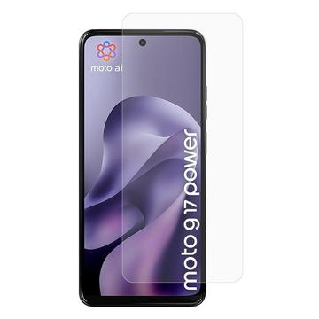 Motorola Moto G17 Power Skærmbeskyttelse Hærdet Glas - 9H - Case Friendly - Gennemsigtig