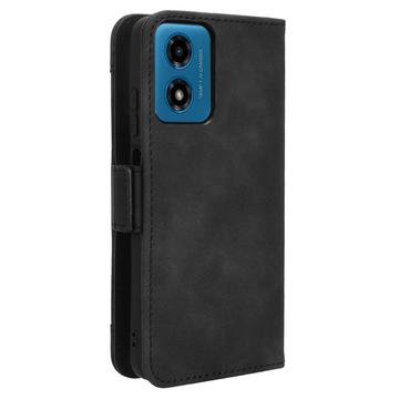 Motorola Moto G24 Power/G04/E14 Pung Cover med Kortholder - Sort