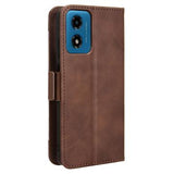 Motorola Moto G24 Power/G04/E14 Pung Cover med Kortholder - Brun