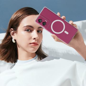 Motorola Moto G24 Power Hybrid Cover - MagSafe Kompatibel - Gennemsigtig