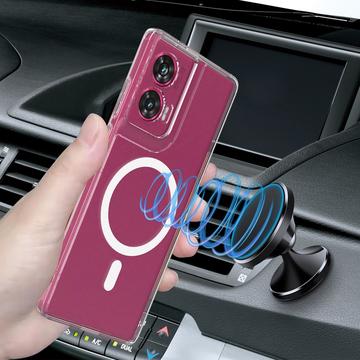 Motorola Moto G24 Power Hybrid Cover - MagSafe Kompatibel - Gennemsigtig