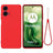 Motorola Moto G24 Power Liquid Silikone Cover med Strop - Rød