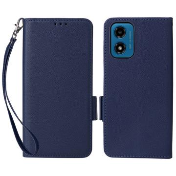 Motorola Moto G24 Power/G24 Pung Taske med Magnetisk Lukning - Mørkeblå