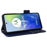Motorola Moto G24 Power/G24 Pung Taske med Magnetisk Lukning - Mørkeblå