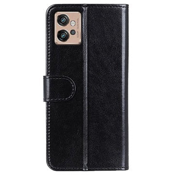 Motorola Moto G32 Pung med Magnetisk Lukning - Sort
