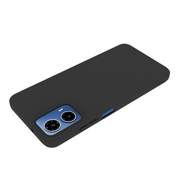 Motorola Moto G34 Anti-Fingeraftryk Mat TPU Cover - Sort