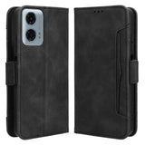 Motorola Moto G34 Pung Cover med Kortholder - Sort