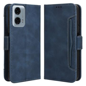 Motorola Moto G34 Pung Cover med Kortholder - Blå