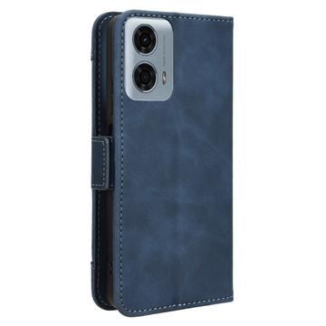 Motorola Moto G34 Pung Cover med Kortholder - Blå