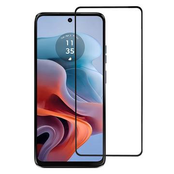Motorola Moto G34 Skærmbeskyttelse Hærdet Glas - 9H - Full Fit - Sort Kant