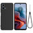 Motorola Moto G34 Liquid Silikone Cover med Strop - Sort