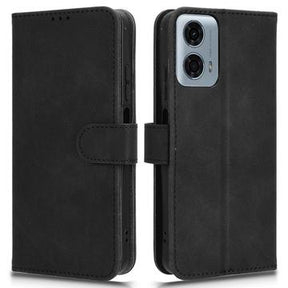 Motorola Moto G34 Pung Taske med Magnetisk Lukning - Sort