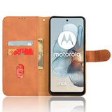 Motorola Moto G34 Pung Taske med Magnetisk Lukning - Brun