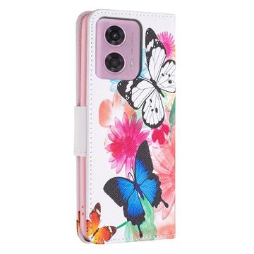 Motorola Moto G34 Wonder Series Pung - Sommerfugle