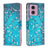 Motorola Moto G34 Wonder Series Pung - Hvid Blomster
