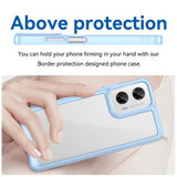 Motorola Moto G35 Anti-Shock Hybrid Cover - Blå