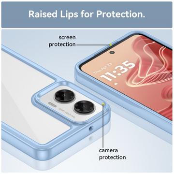 Motorola Moto G35 Anti-Shock Hybrid Cover - Blå