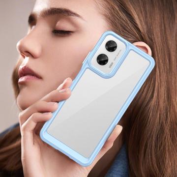 Motorola Moto G35 Anti-Shock Hybrid Cover - Blå