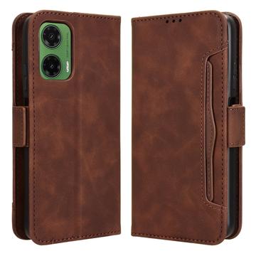 Motorola Moto G35 Kortholder Pung Etui - Brun