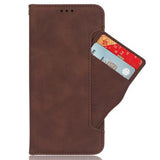 Motorola Moto G35 Kortholder Pung Etui - Brun