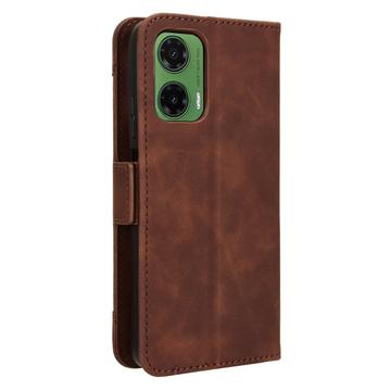 Motorola Moto G35 Kortholder Pung Etui - Brun