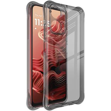 Motorola Moto G35 Imak Faldsikkert TPU Cover - Gennemsigtig Sort
