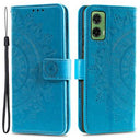 Motorola Moto G35 Mandala Serie Pung Etui - Blå