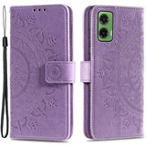 Motorola Moto G35 Mandala Serie Pung Etui - Lilla