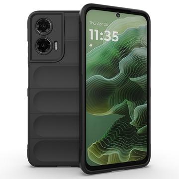 Motorola Moto G35 Rugged TPU Cover - Sort