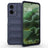 Motorola Moto G35 Rugged TPU Cover - Mørkeblå