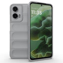 Motorola Moto G35 Rugged TPU Cover - Lysegrå